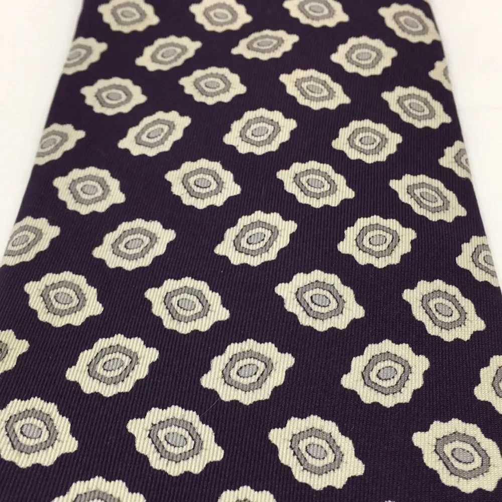 Vintage Christian Dior Silk Paisley Tie Made in USA w/ Silk Fabric from France